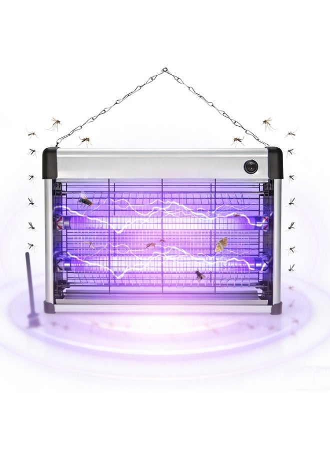 Naxifly Mosquito Killer,20W Fly and Insect Killer UV Light Electric Bug Zapper,2800V Electric Mosquito Killer Fly Killer Wasp Killer with Detachable Hang for Home, Kitchen, Backyard, Camping - Image 1